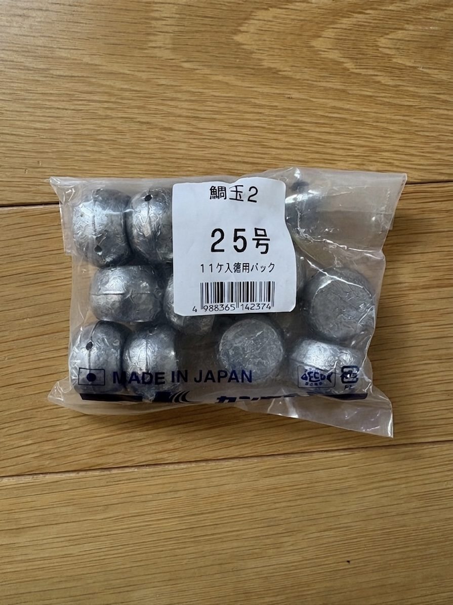 カツイチ 鯛玉2 25号 深場タイラバ用シンカー